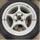 JDM Enkei RP01 15" 4x100 White Wheel and Tire Set